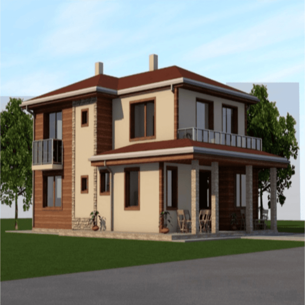 Еднофамилна жилищна сграда - с.Козаревец